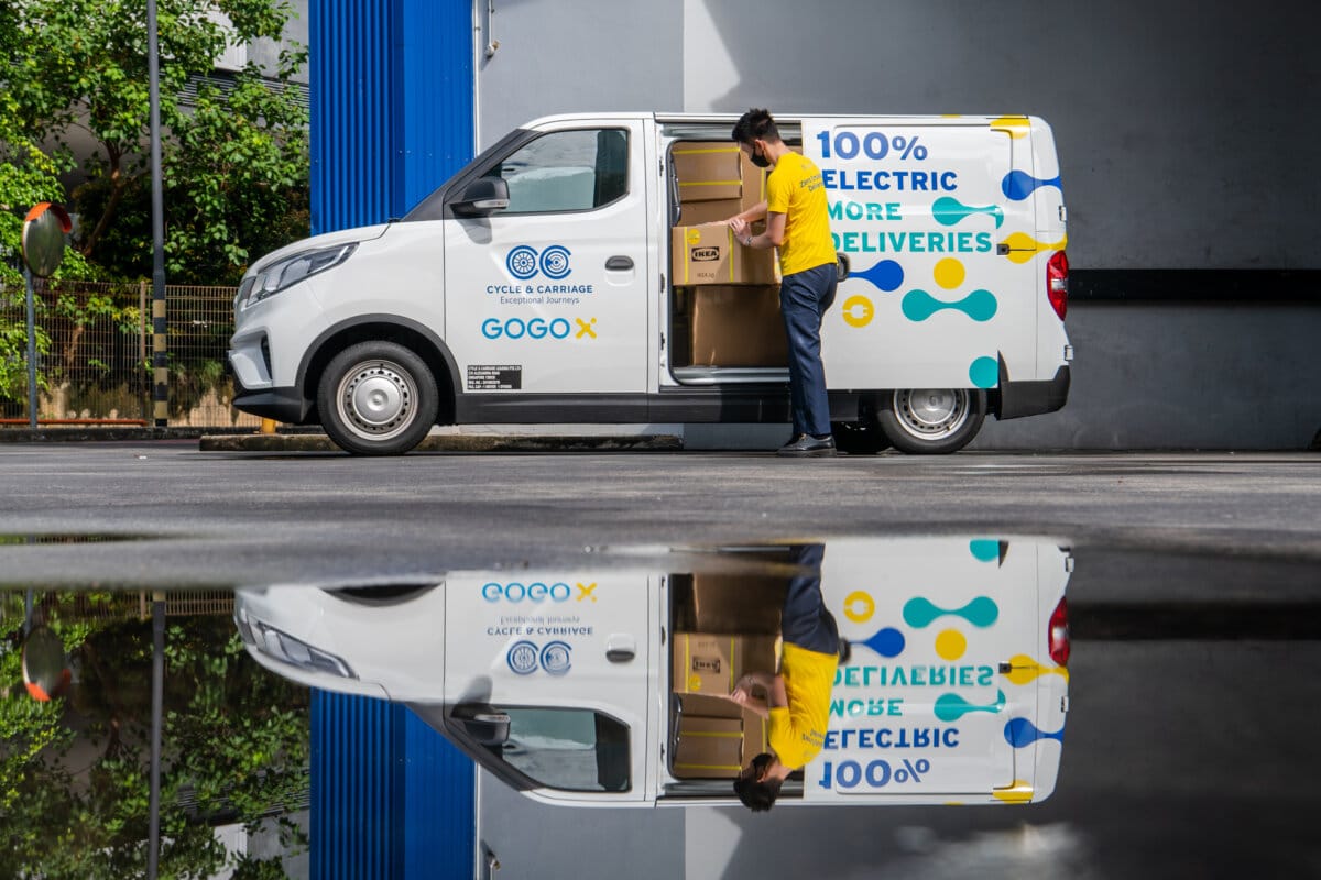 IKEA electric vehicle delivery