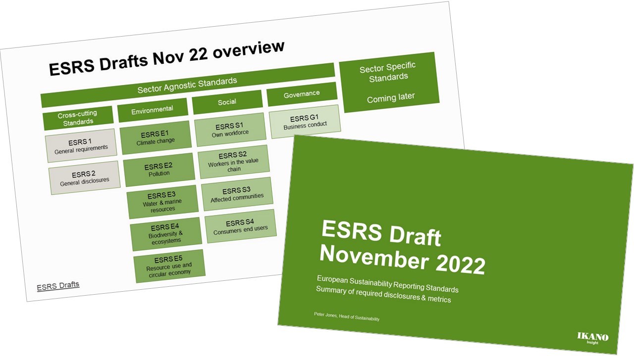 Get ready for European Sustainability Reporting Standards (ESRS)