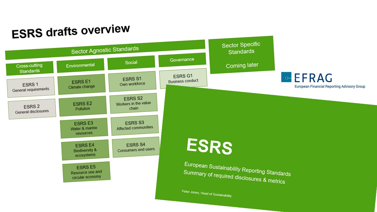 Get ready for European Sustainability Reporting Standards (ESRS)