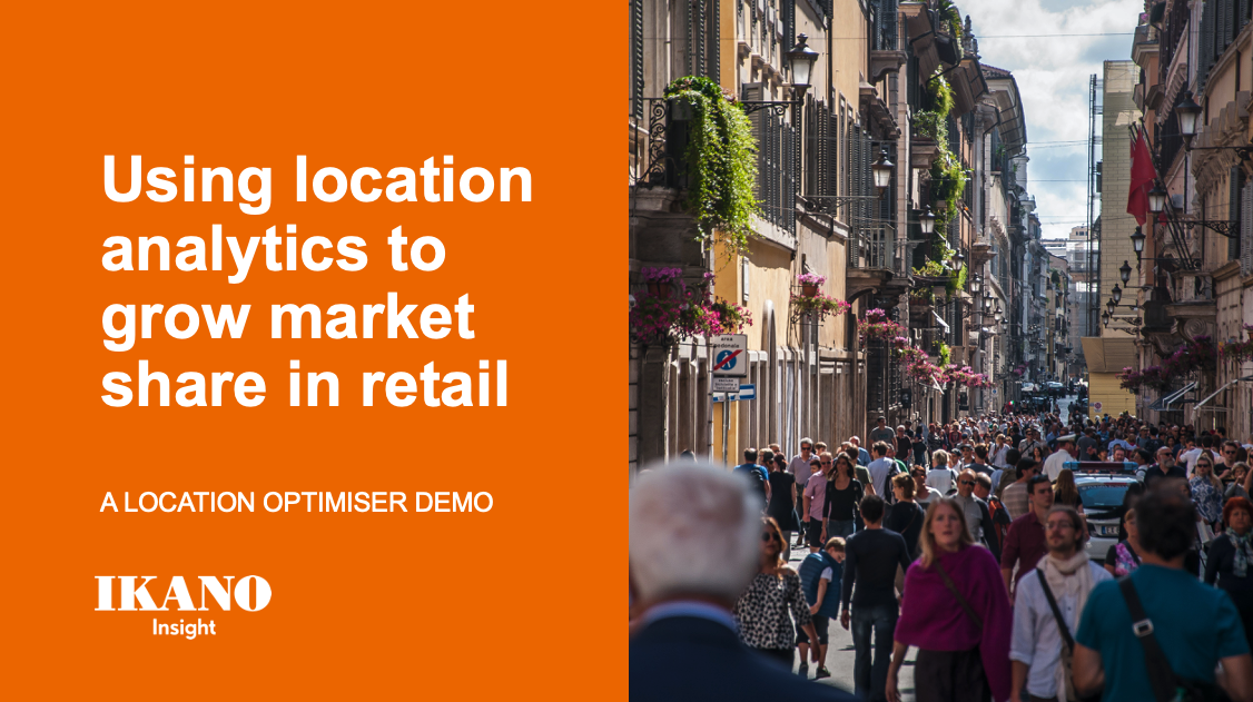 Using location analytics in retail to grow market share - video demo