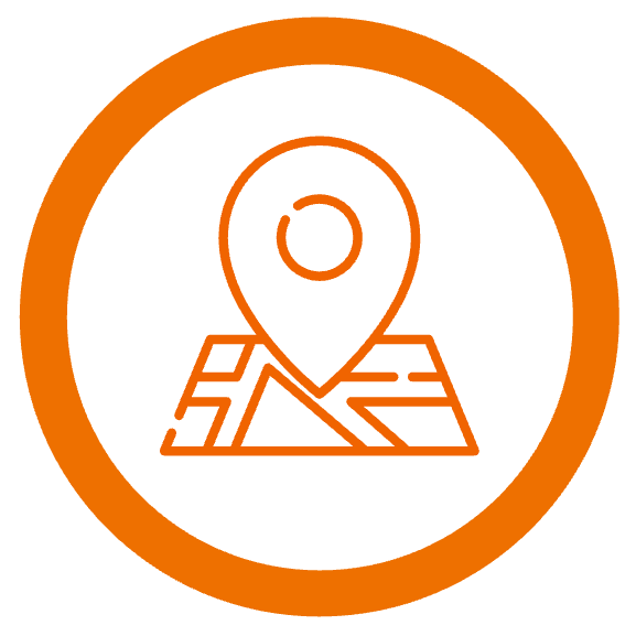 Location analytics icon