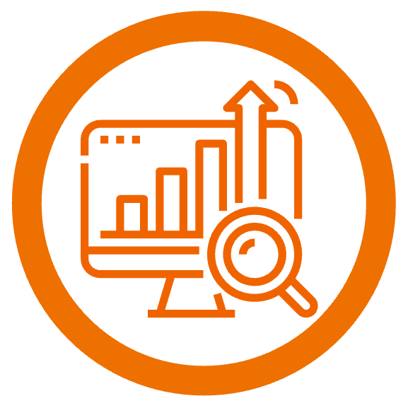 Marketing analytics icon