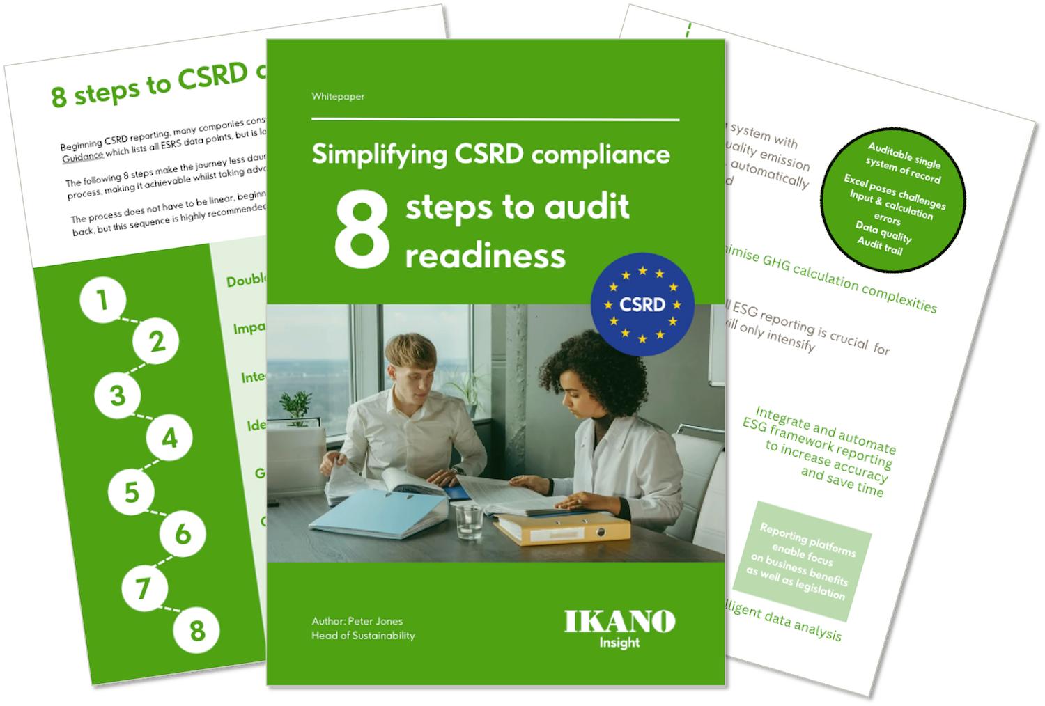 Free white paper - Simplifying CSRD compliance - 8 steps to audit readiness