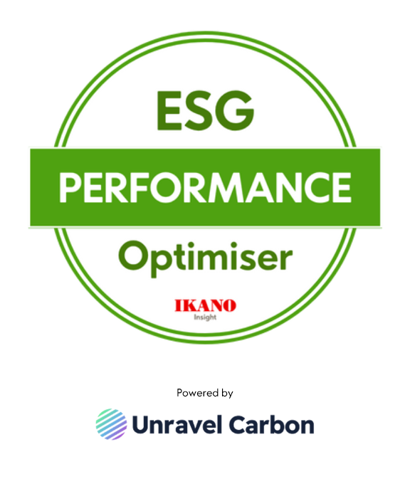 ESG Performance Optimiser powered by Unravel Carbon logo