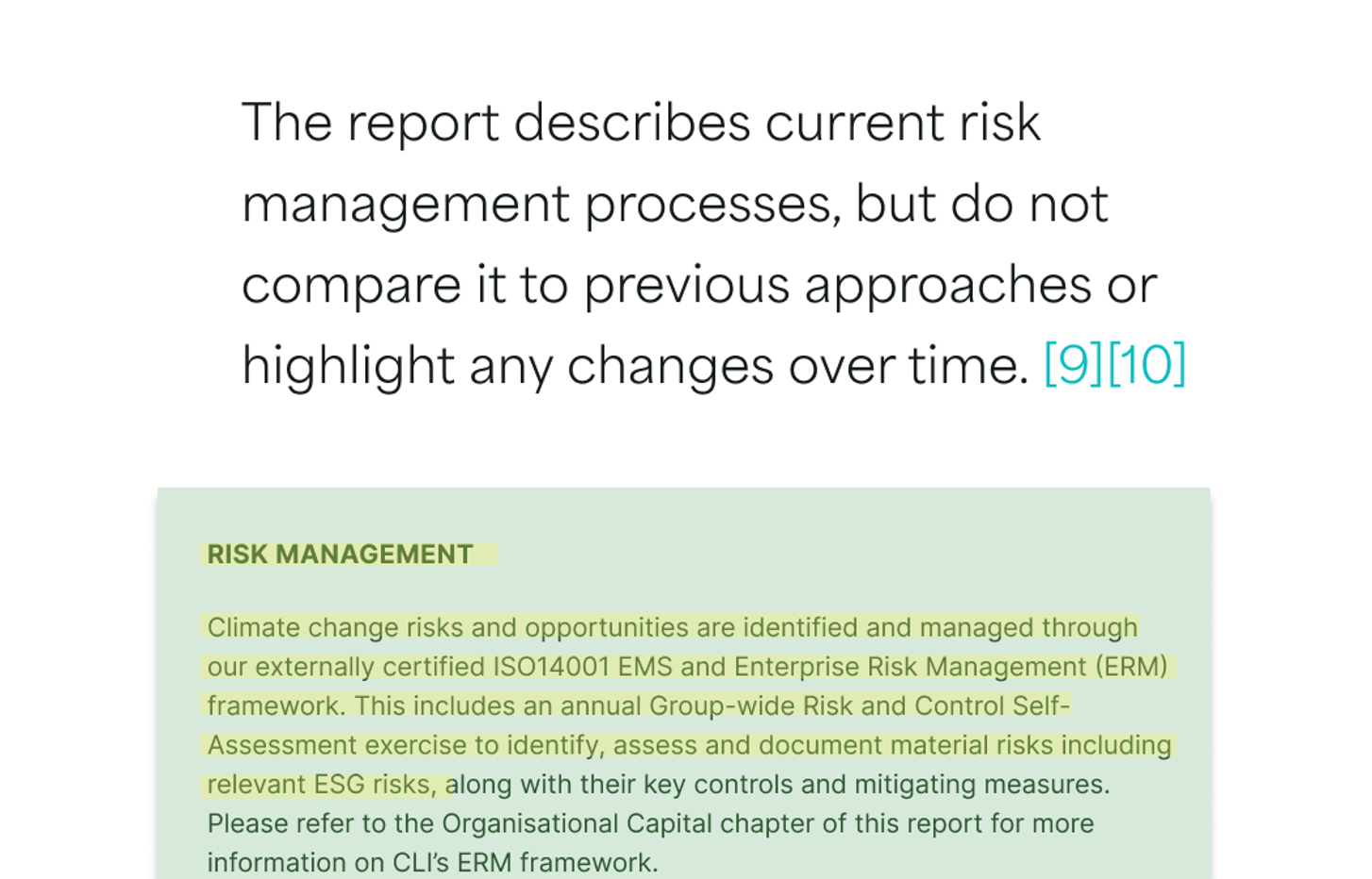 ESG reporting Gap Analyser agent 3